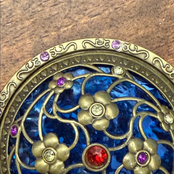 Jeweled Handheld Mirror and Comb Set - Picture 4 of 9